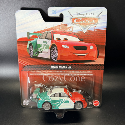 Disney Pixar Cars Memo Rojas Jr. Red White Green Racer Cars 2 | eBay