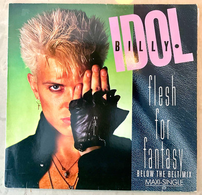 Chrysalis Billy Idol Flesh For Fantasy Vinyl Maxi-Single 601 479 Papphülse