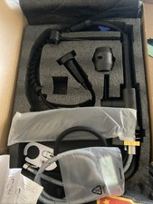 FORIOUS Black Spring Kitchen Faucet, Pull Down Sprayer Included