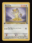 Meowth 56/64 Common Jungle Pokemon 1st Edition Heavily Played