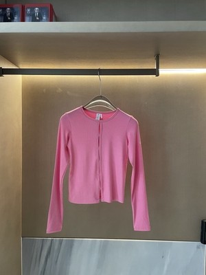 NEW AIo Yoga Dreamlight Long Sleeve Shirt Threaded Knit Soft Casual Women's Top
