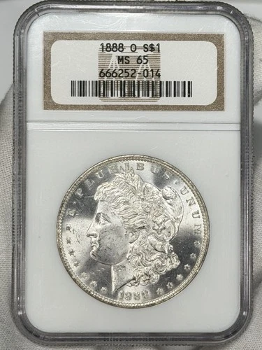 1888-O Morgan Dollar $1 NGC MS65 New Orleans 90% Silver One US Coin