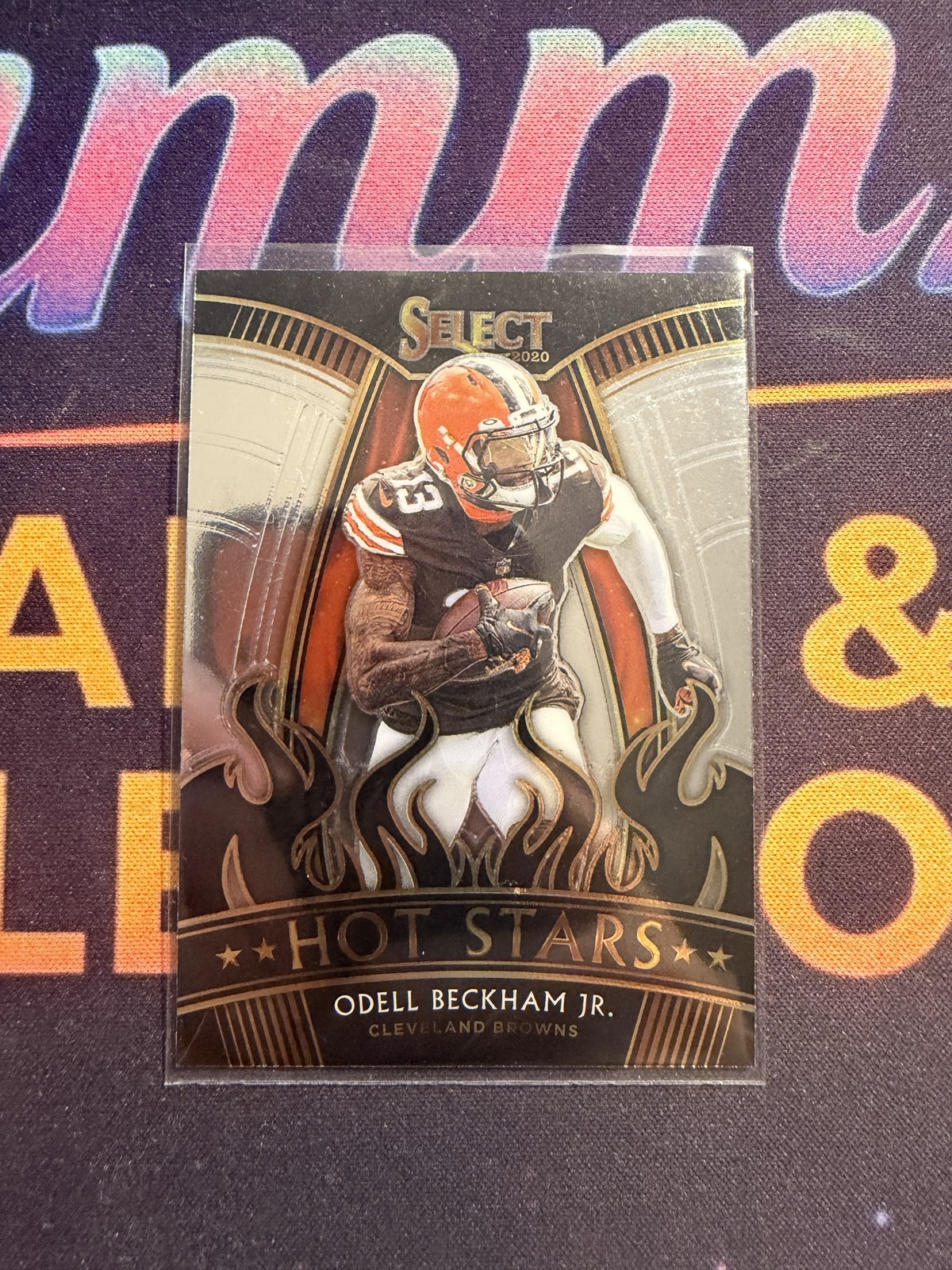 2020 Panini Select #HS11 Odell Beckham Jr. Hot Stars