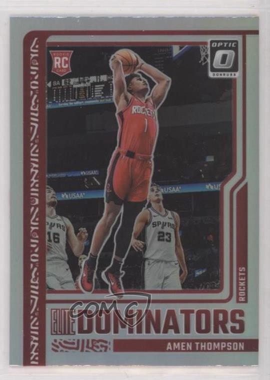 2023-24 Panini Donruss Optic Elite Dominators Holo Prizm Amen Thompson #15 04qn