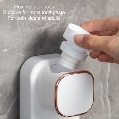 Automatic Toothpaste Dispenser Wall Mount USB Powered Easy Install Electric