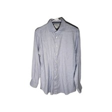 Charles Tyrwhitt Dress Shirt Mens 16 35 Slim Fit Non Iron Light Blue