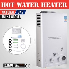LPG 18L Portable Instant Gas Hot Water Heater Camp Shower Boiler Caravan Horse