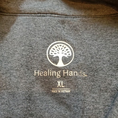Healing Hands Destini Full Zip Jacket XL Extra Large, Black, Midnight Camo - Picture 3 of 18