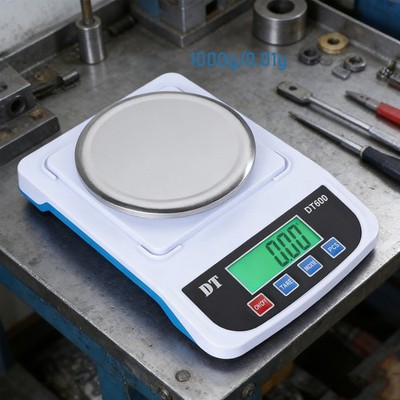 Electronic Analytical Balance 1000gx0.01g Accuracy Lab Scale 6 Units Conversion