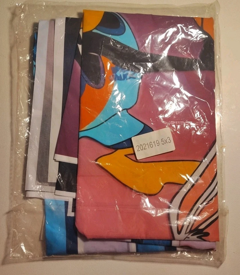 Telón de fondo foto fiesta cumpleaños baloncesto Space Jam 3 pies x 5 pies decoración insectos conejito Foto 3 de 4