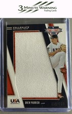 2019 Panini Stars & Stripes USA Baseball #J-DP Drew Parrish Jumbo #/299