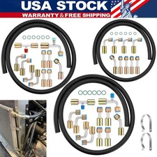 54pcs Universal Air Conditioning Hose And Fitting Kit 6.5ft 6 8 10 Ac Hoses