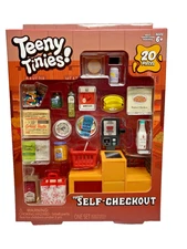 Teeny Tinies Teeny Self-Checkout 20 Piece Mini Food Playset Miniatures