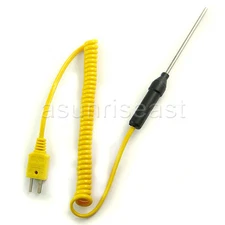 K Type Thermocouple Probe Temperature Sensor Handle for Digital Thermometer 