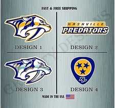 Nashville Predators Nhl Hockey Sticker Vinyl Decal Truck Car Bumper Water Resist