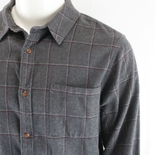 Camicia uomo manica lunga con bottoni a strati marini XL 100% cotone flanella - Foto 2 di 8