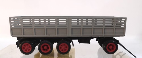 G&G Rail 2265 rimorchio 4 assi cassone sponde alte HO 1:87 - Foto 2 di 10