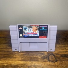 Troy Aikman NFL Football (Super Nintendo Entertainment System, 1994 SNES) TESTED