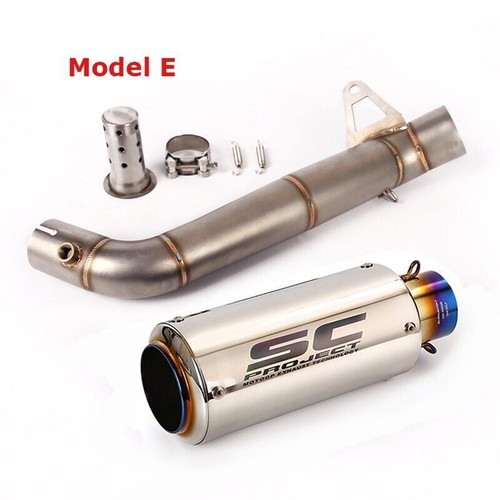 Slip on for Honda CBR1000RR 2008-2016 Exhaust System Mid Link Pipe Muffler Tips - Picture 11 of 12