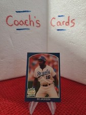 Unlicensed Knock-off Bo Jackson Kansas City Royals Baseball Card GRAND SLAM BLUE