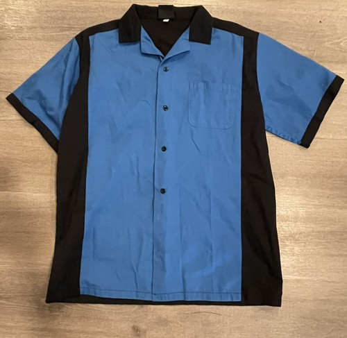 vintage japanese bowling shirt size 
