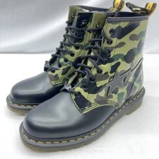 A BATHING APE x Dr. Martens BAPE CAMO ZIP 8HOLE BOOTS US9 For Men US10 For Women