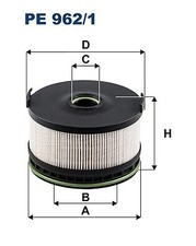 FILTRON Kraftstofffilter Filtereinsatz für Mercedes-Benz E-Klasse T-Model