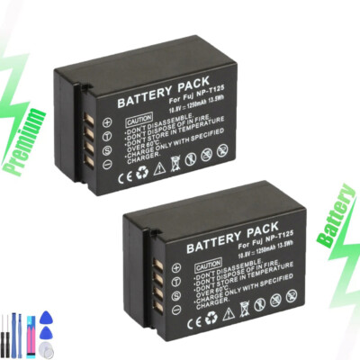 2x Replacement Battery Pack for Fuji NP-T125 BC-T125 Fujifilm GFX 50R GFX50R