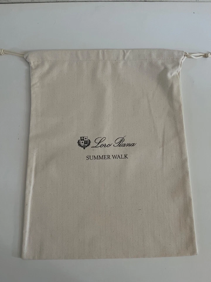 NWOT Loro Piana Summer Walk Herringbone Dustbag Pair (2) - Image 4 of 4