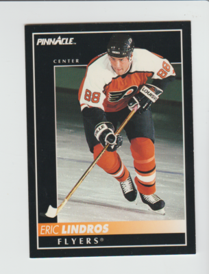 1992-93 Pinnacle #88 Eric Lindros rookie card, Philadelphia Flyers