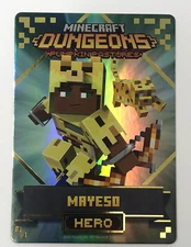Minecraft Dungeons Arcade Series 4 (#139 Hero: Mayeso) FOIL Card