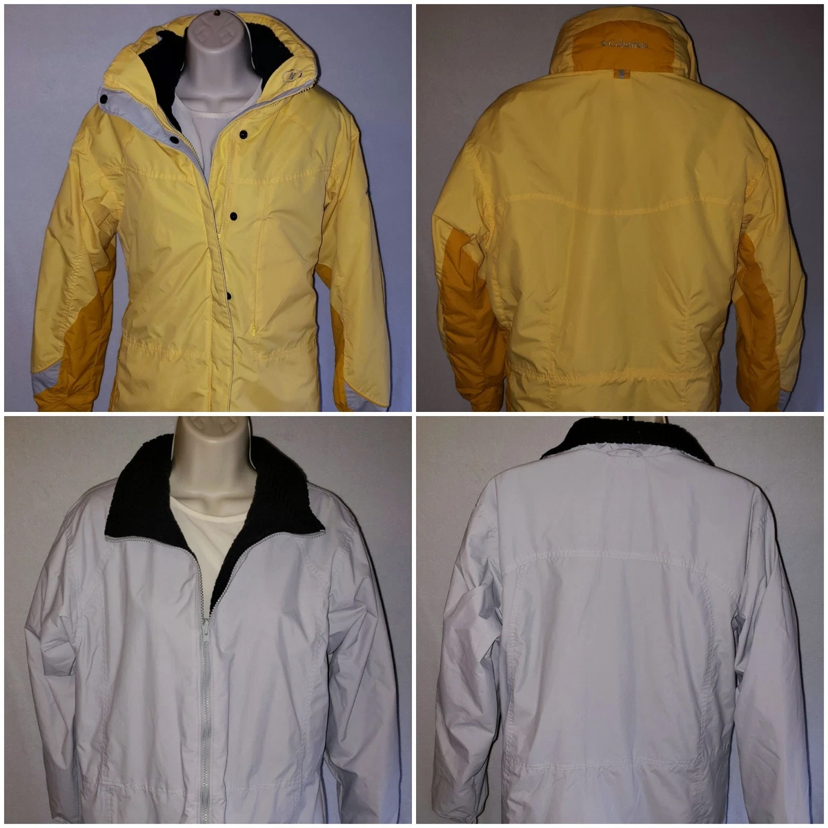 Womens COLUMBIA INTERCHANGE 3 IN 1 COAT - YELLOW - SIZE MEDIUM | eBay