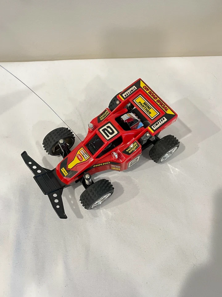 Mini Panther Red Nikko America Radio Controlled RC Car in Box | Complete | Works - Image 4 of 4