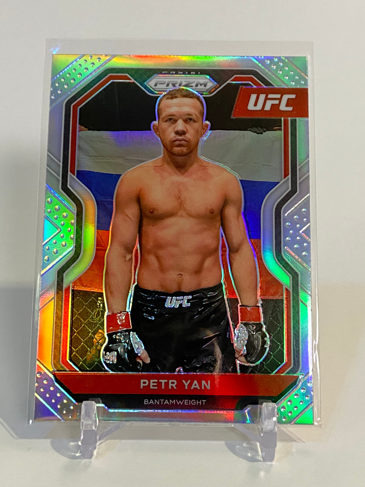 2021 UFC Panini Prizm Debut Edition Silver Refractor #79 Petr Yan