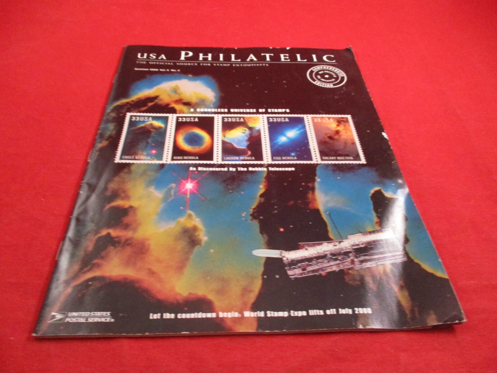 USA Philatelic Summer 2000 Vol. 5 No. 2 Stamp Magazine Hubble Telescope Cover