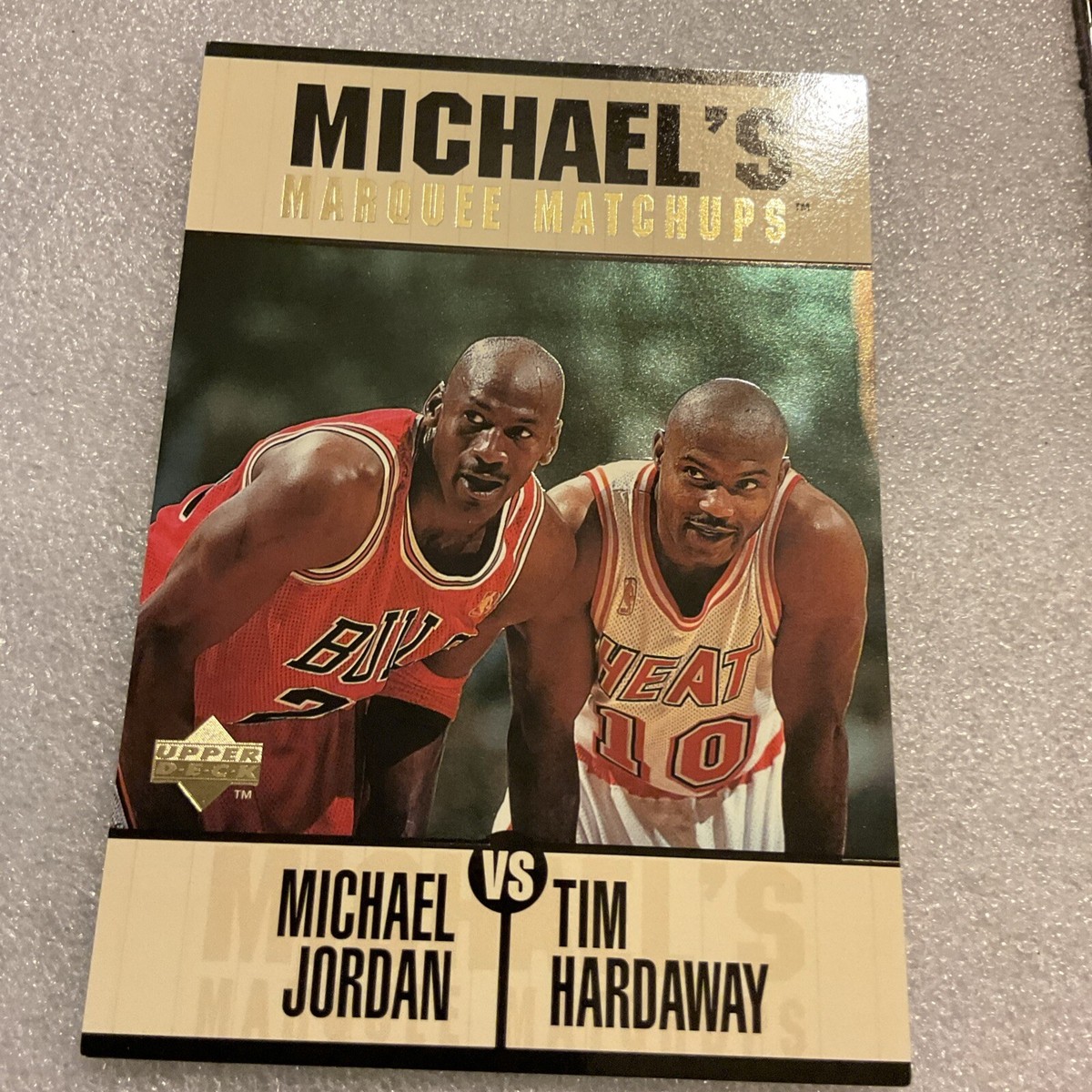 1997 UD Marquee Matchups #MM2 Michael Jordan/Tim Hardaway | eBay