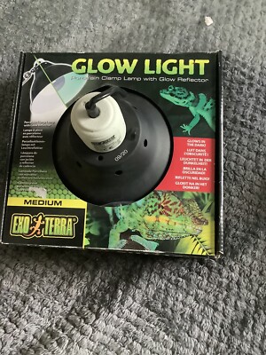 Exo Terra Reptile Dome Glow Light Reflector Clamp Lamp Medium
