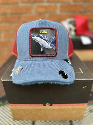 Goorin Bros The Farm Animal Trucker BLOW HOLE Whale Ocean