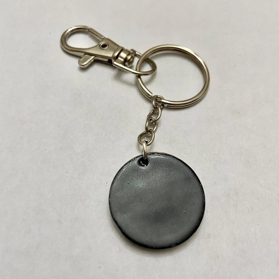 Chanel Rhinestone- Silver Tone Charm 1in in Diameter Handbag Charm-Pendant - Image 4 of 4