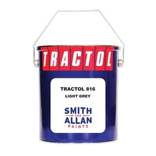 Metal Primer Undercoat Paint Tractol 816 Light Grey 5 Litre 5L