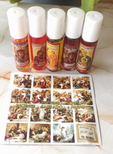 Set 5 Pure Jerusalem Anointing Oil Holy Land Rose Nardo Musk Myrrh Jazmin