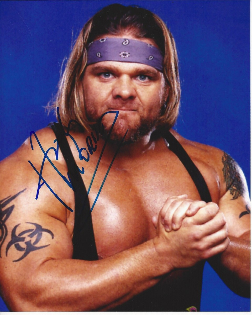 スポーツ選手 wcw wolf pack autograph Hugh Morris Autographed 8x10 WWE WCW Monday Night Free Shipping