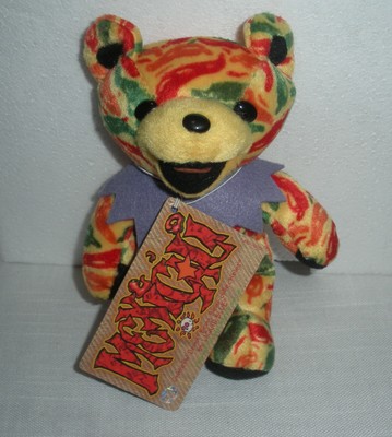 Grateful Dead MEXICALI Bear Bean Plush NWT 10/19/71 Liquid Blue | eBay