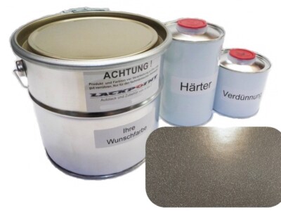 5 Liter Set 2K Car Paint Mc 289 Costarica Brown Metallic No Clear Coat Lackpoint