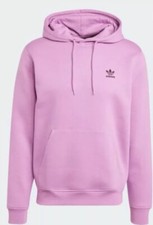 adidas Originals Men's Adicolor Essentials Trefoil Hoodie Size Medium Purple NEW