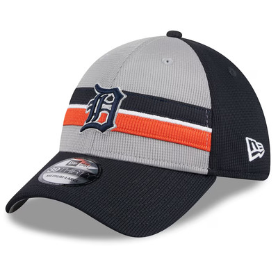 Detroit Tigers New Era 2025 Batting Practice 39THIRTY Flex Hat Cap MLB Gray New