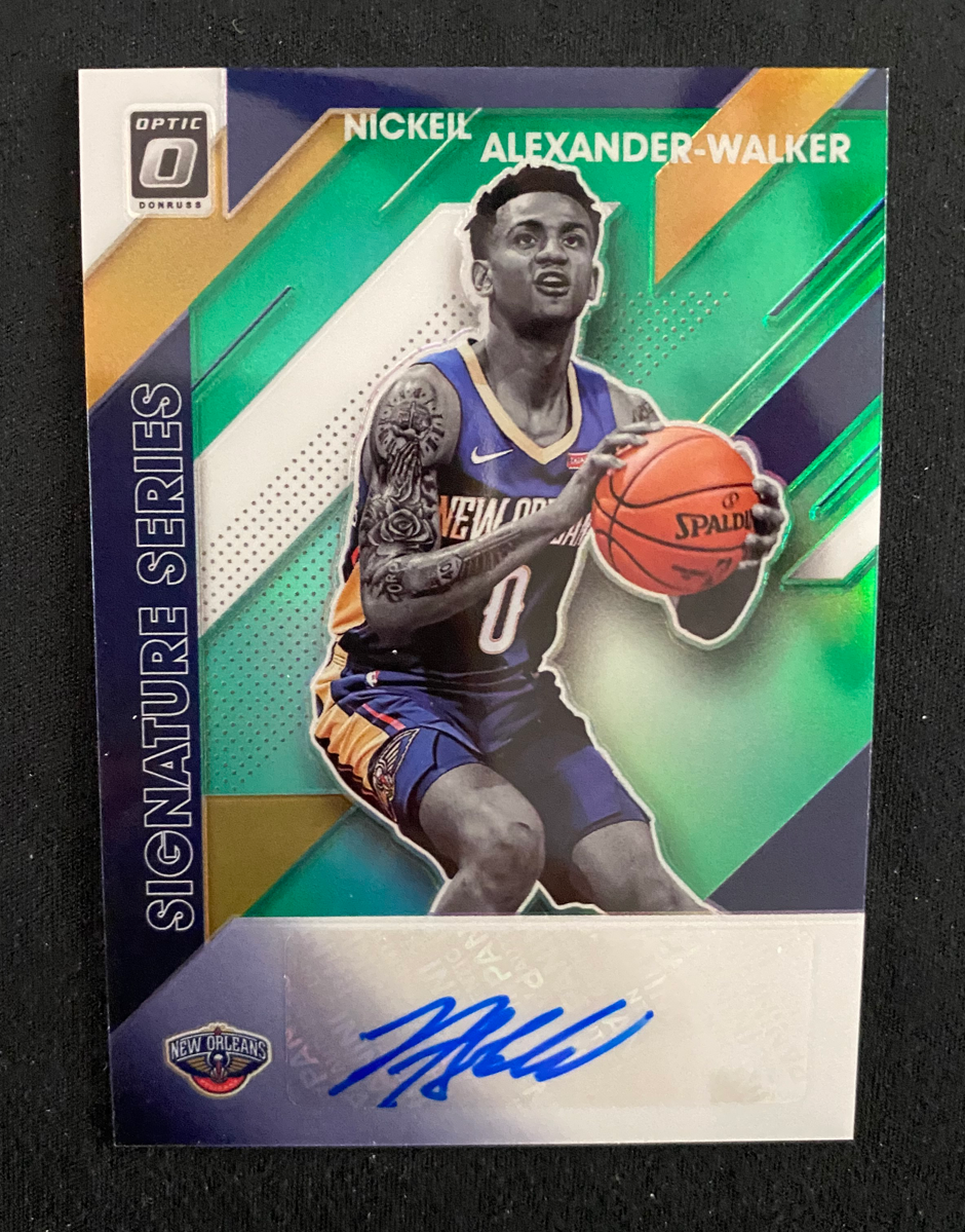 2019-20 DONRUSS OPTIC NICKEIL ALEXANDER-WALKER SIGNATURE SERIES 