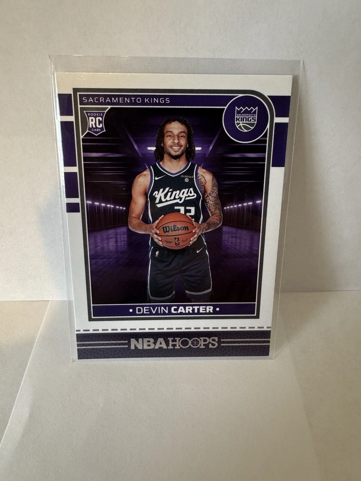 Devin Carter trading card