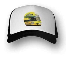AYRTON SENNA - F1 - Black and White TRUCKER Hat - Cap - New