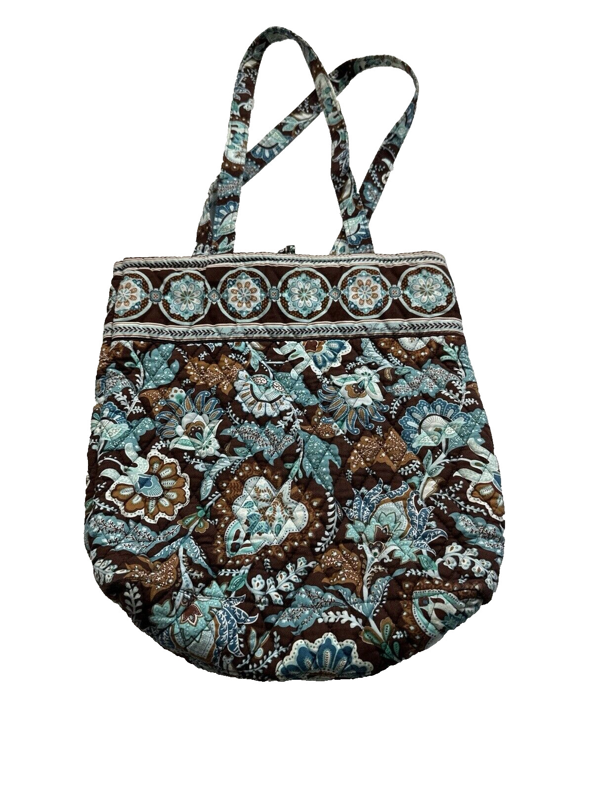 Three Vera Bradley Java Blue & Mediterranean Blue… - image 6